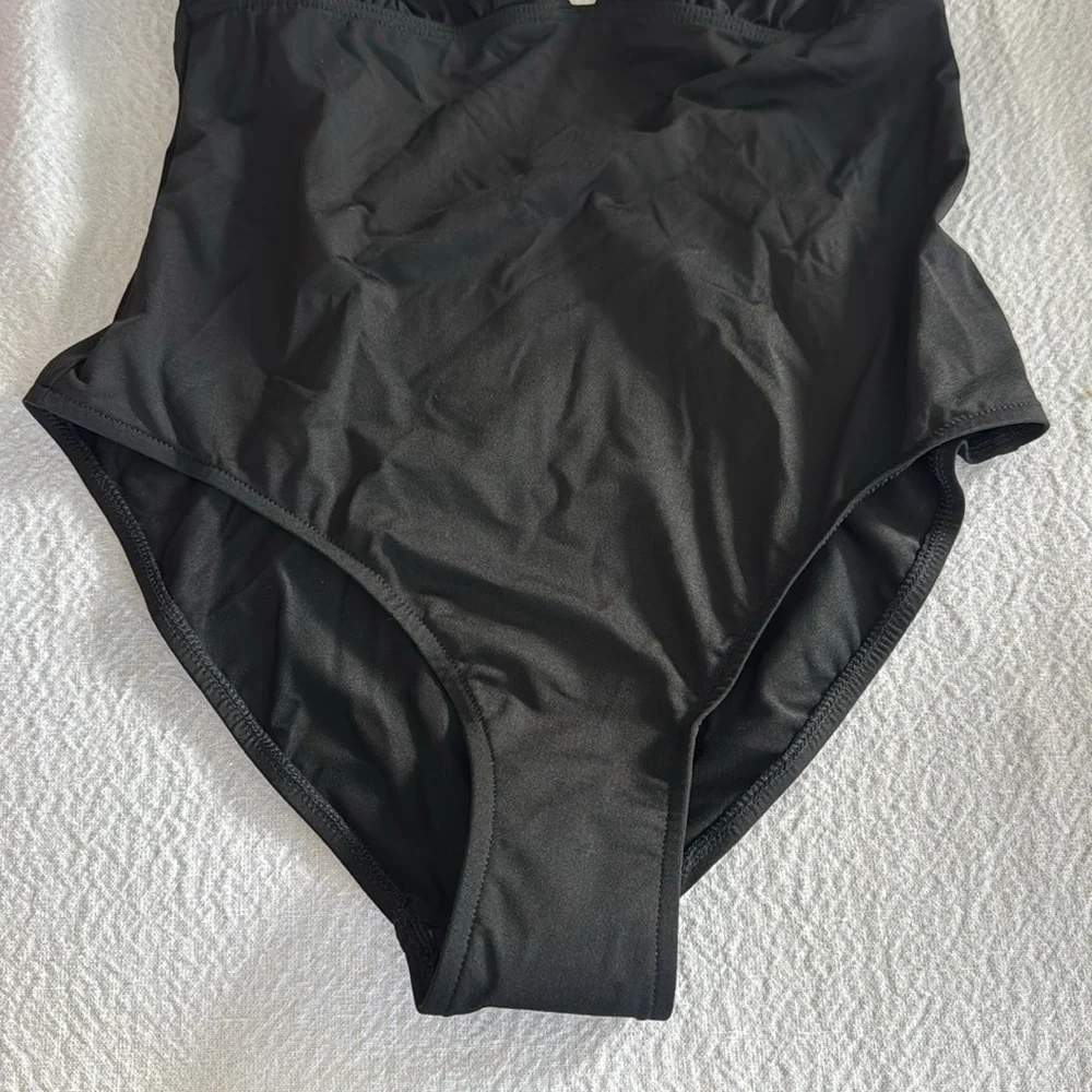BONDI BORN Juliet One Piece - Black , Size Medium , $280